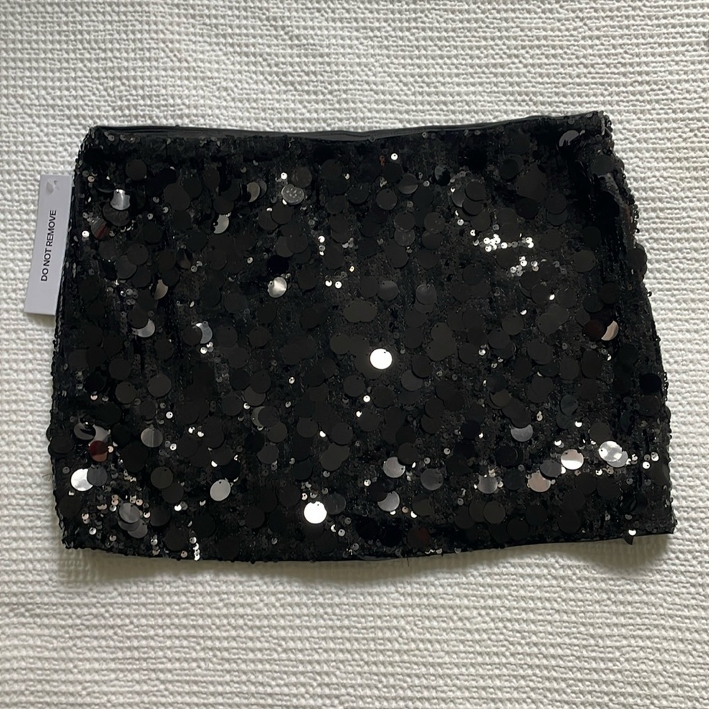 Sequin Mini Skirt